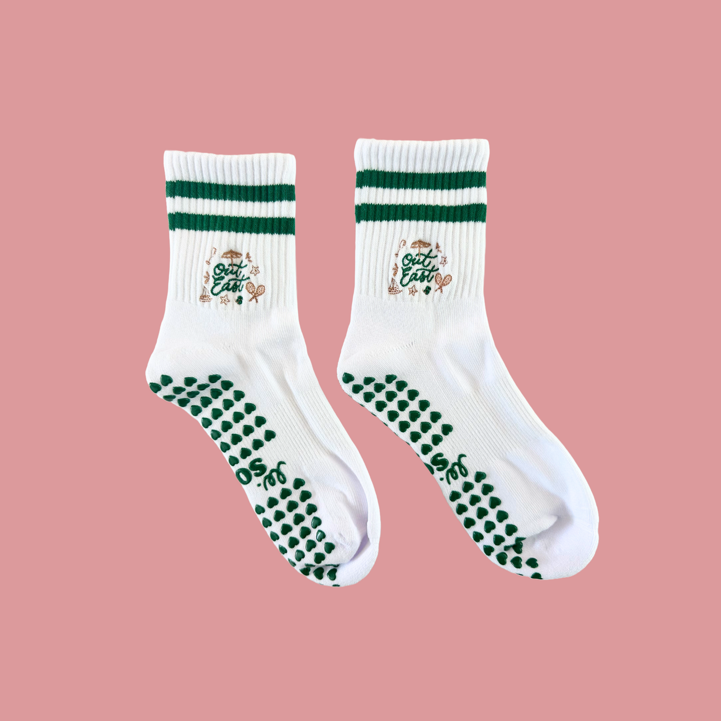 OUT EAST PILATES CREW SOCKS