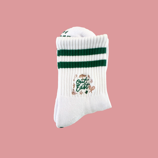 OUT EAST PILATES CREW SOCKS